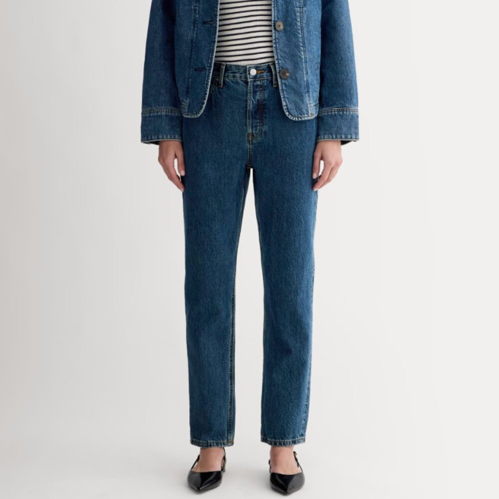 Everlane The ’90s Cheeky® Jean in Deep Atlantic